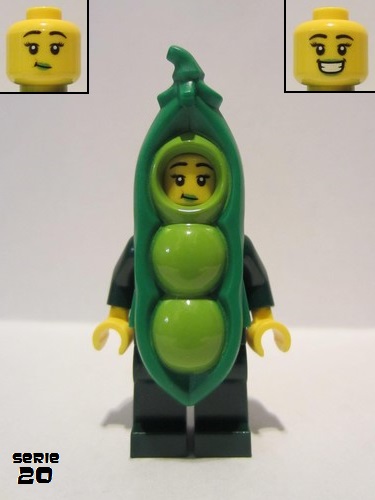 lego 2020 mini figurine col360 Peapod Costume Girl  