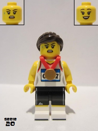 lego 2020 mini figurine col368 Athlete  