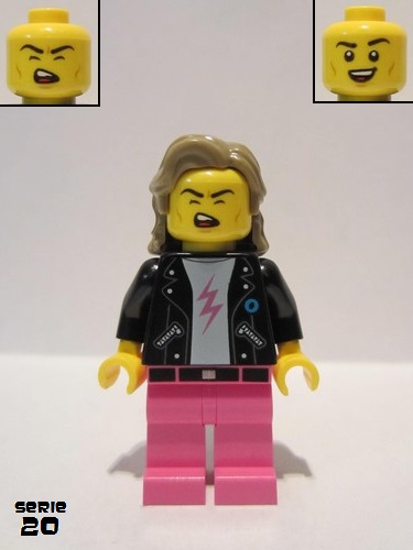 lego 2020 mini figurine col371 80s Musician  