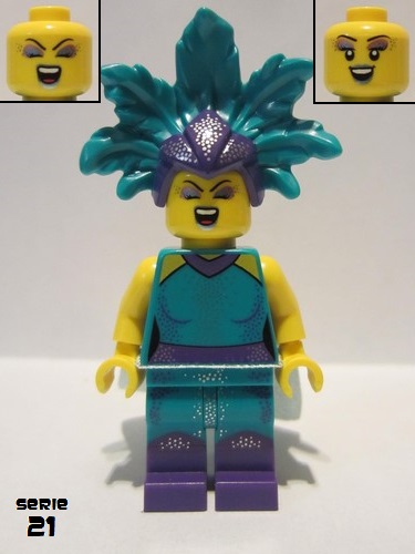 lego 2021 mini figurine col385 Cabaret Singer