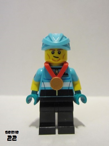 lego 2022 mini figurine col397 Wheelchair Racer  