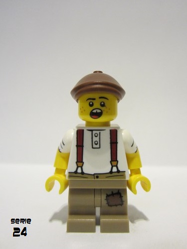 lego 2023 mini figurine col423 Newspaper Kid  