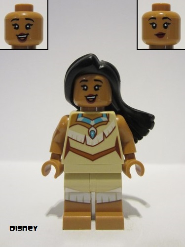 lego 2023 mini figurine dis103 Pocahontas  