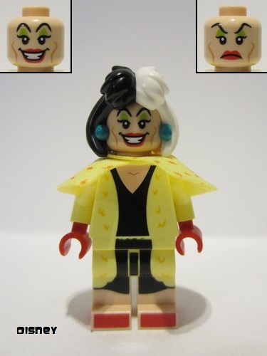 lego 2023 mini figurine dis104 Cruella de Vil  