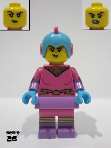 lego 2024 mini figurine col439 Retro Space Heroine  