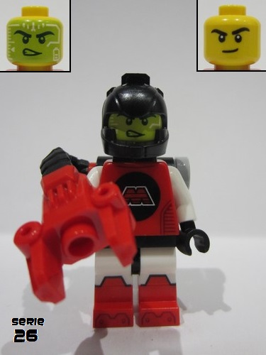 lego 2024 mini figurine col440 M-Tron Powerlifter  