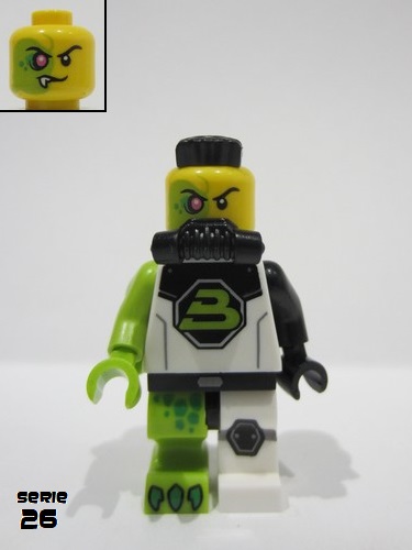 lego 2024 mini figurine col448 Blacktron Mutant  