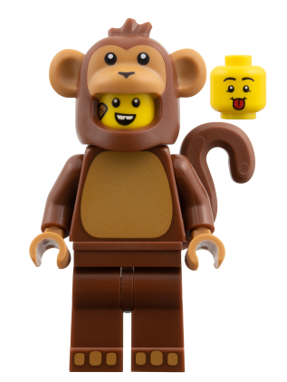 lego 2026 mini figurine col464 Monkey Costume Fan