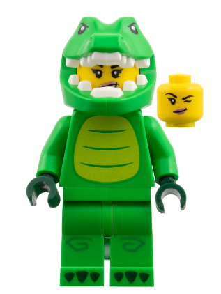 lego 2026 mini figurine col468 Crocodile Costume Fan