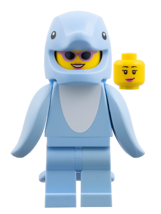 lego 2026 mini figurine col469 Dolphin Costume Fan