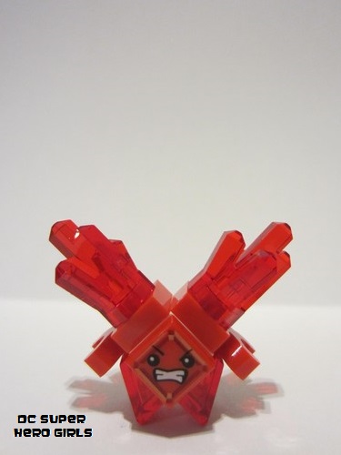 lego 2017 mini figurine shg017 Kryptomite Red, Large Crystals 