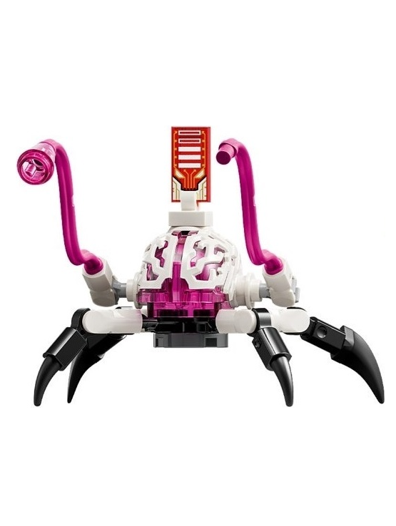 lego 2025 mini figurine drm094 Cyber Brain Spider 4 Legs, Magenta Appendages 