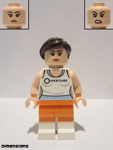 lego 2015 mini figurine dim006 Chell