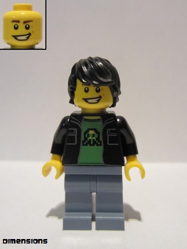 lego 2016 mini figurine dim020 Gamer Kid Gamin   