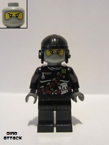 lego 2005 mini figurine din007 Specs Chemical Belt Torso 