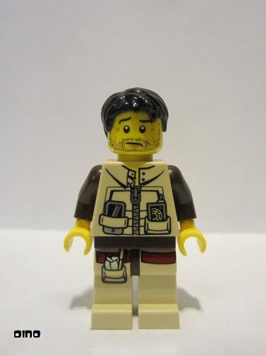 lego 2012 mini figurine dino003 Hero Scout 