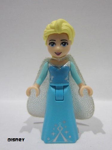 lego 2017 mini figurine dp035 Elsa Sparkly Light Aqua Cape 