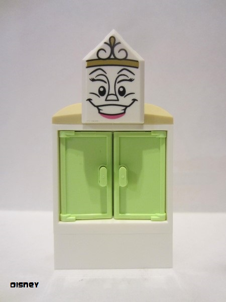 lego 2020 mini figurine dp100 Wardrobe Printed Face on Tile, Modified 2 x 3 Pentagonal 