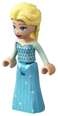 lego 2021 mini figurine dp140 Elsa Medium Azure Skirt without Cape 
