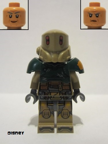 lego 2022 mini figurine dis067 Darby Steel  