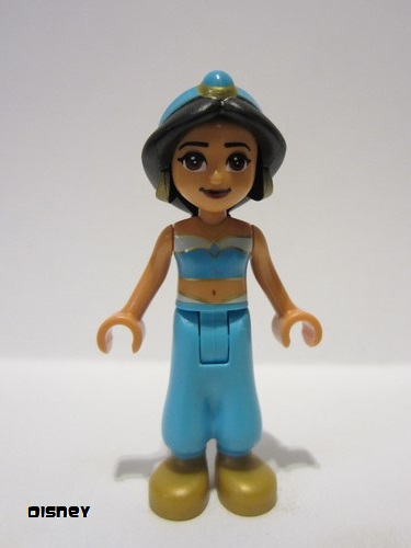 lego 2022 mini figurine dp148 Jasmine Pearl Gold Shoes, Plain Top 