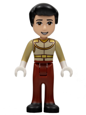 lego 2022 mini figurine dp161 Prince Charming Tan Top, Bushy Bangs 
