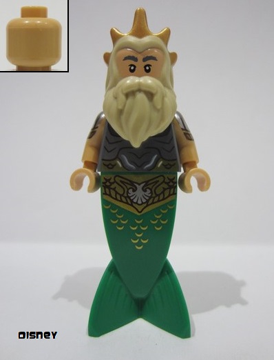 lego 2023 mini figurine dis111 King Triton