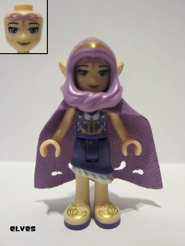 lego 2016 mini figurine elf019 Aira Windwhistler Long Cape and Hood 