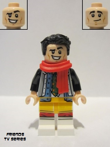 lego 2021 mini figurine ftv003 Joey Tribbiani Red Scarf 