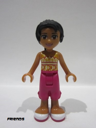 lego 2013 mini figurine frnd035 Joanna Magenta Cropped Trousers, Orange Top 