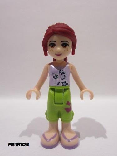 lego 2014 mini figurine frnd059 Mia Lime Cropped Trousers, Lavender Top 