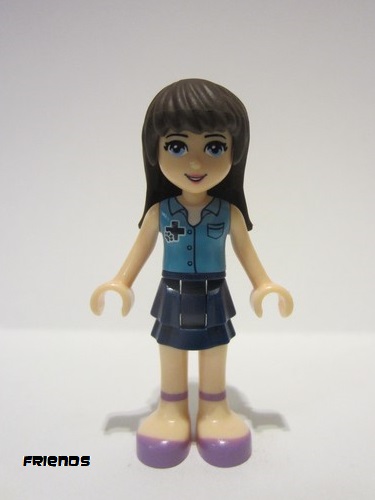 lego 2016 mini figurine frnd159 Sophie Dark Blue Skirt, Medium Blue Blouse 
