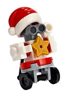 lego 2019 mini figurine frnd0340 Zobo the Robot Santa 