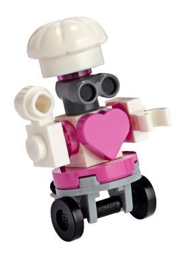 lego 2019 mini figurine frnd0341 Zobita the Robot Chef 