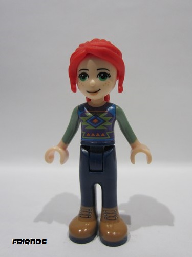 lego 2019 mini figurine frnd342 Mia Dark Blue Trousers, Patterned Top 