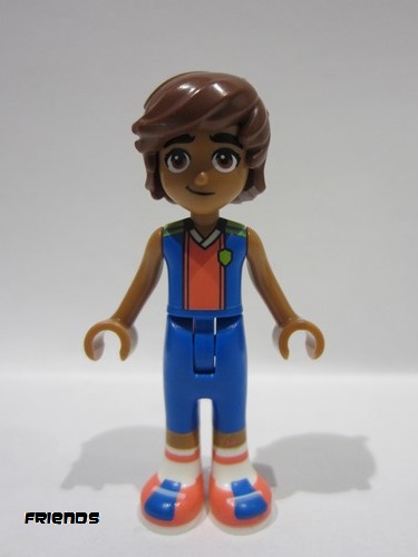 lego 2023 mini figurine frnd638 Leo Blue Vest and Trousers, Coral Shirt and Shoes 