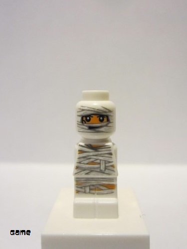 lego 2009 mini figurine 85863pb005 Ramses Pyramid Mummy Microfigure 