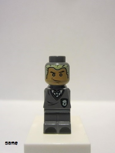 lego 2010 mini figurine 85863pb035 Draco Malfoy Microfigure Hogwarts 