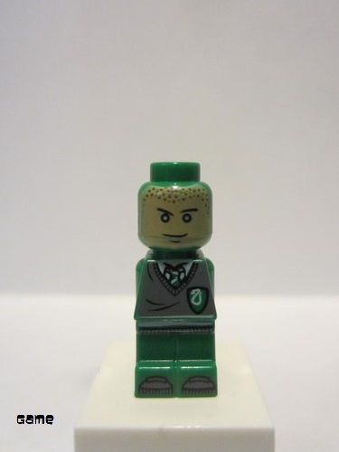 lego 2010 mini figurine 85863pb040 Slytherin House Player Microfigure Hogwarts 