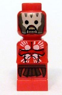 lego 2013 mini figurine 85863pb118 Uruk-Hai Berserker Microfigure Lord of the Rings 