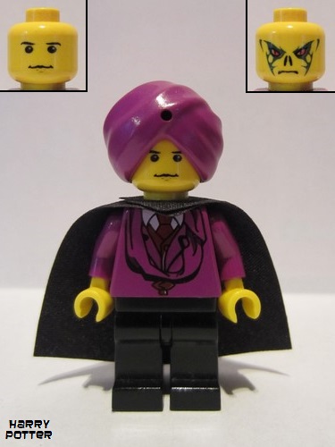 lego 2001 mini figurine hp011 Professor Quirinus Quirrell  