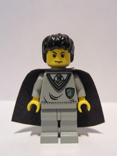 lego 2002 mini figurine hp031 Tom Riddle Slytherin Torso, Light Gray Legs 