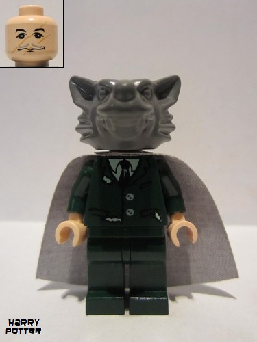 lego 2004 mini figurine hp062 Professor Lupin / Werewolf