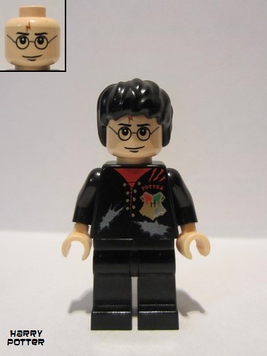 lego 2005 mini figurine hp075 Harry Potter Tournament Uniform Tattered Shirt 