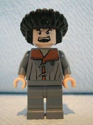 lego 2005 mini figurine hp076 Professor Igor Karkaroff Dark Bluish Gray Jacket 