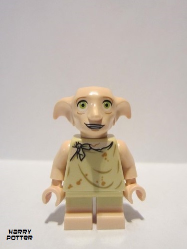 Lego Dobby elf 75968 Light Nougat Open Mouth Smile Harry Potter Minifigure  