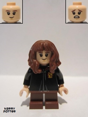 lego 2020 mini figurine hp253 Hermione Granger Black Torso Gryffindor Robe 