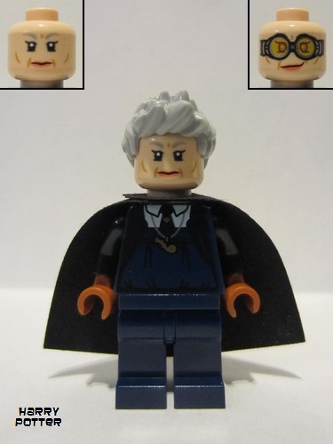 lego 2021 mini figurine hp296 Madame Hooch Dark Blue Outfit 