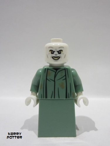 lego 2023 mini figurine hp456 Lord Voldemort Sand Green Robe, Plain Skirt 