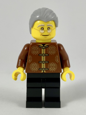 LEGO grand-père Avec Flanelle Shirt Lunettes minifigur twn368 Grand-père Âgé Homme NEUF 